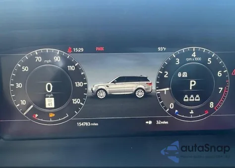 2020 Land Rover Range Rover Sport Hse Mhev z USA, uszkodzony, nr VIN SALWR2SU9LA899587